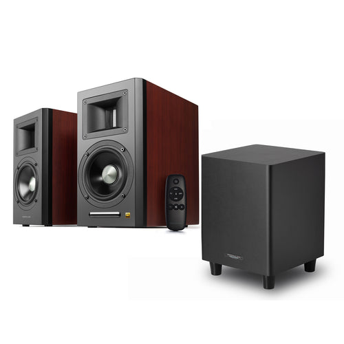 AIRPULSE A100HD ACTIVE SPEAKER + SW8 ACTIVE SUBWOOFER